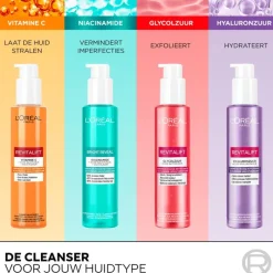L'Oréal Paris Revitalift Filler Reinigingsgel Met Hyaluronzuur 150 ML