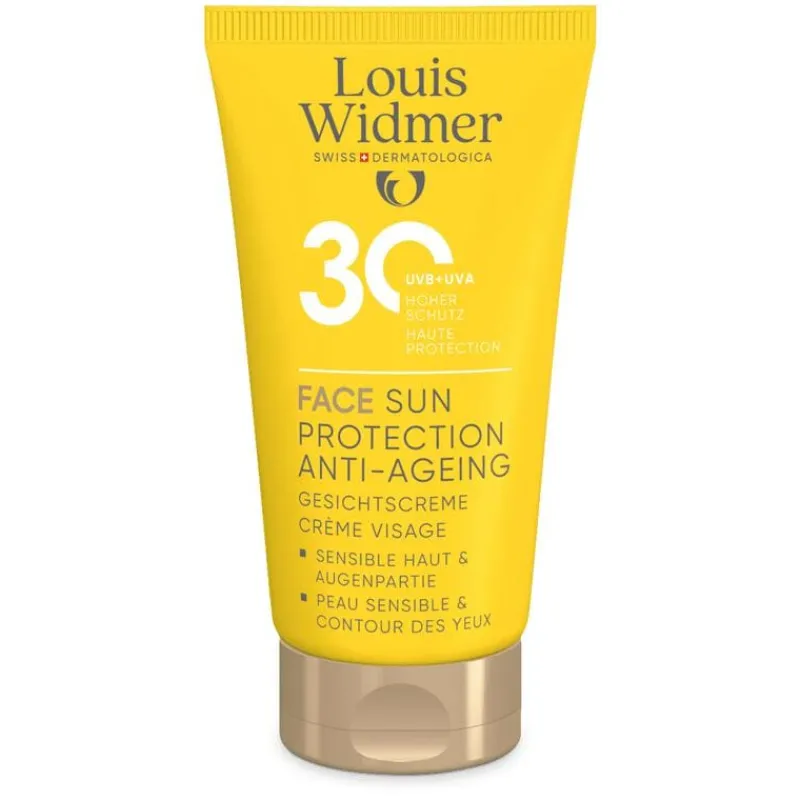 Louis Widmer Face Sun Protection Anti-Ageing SPF30 Zonder Parfum SPF30 50ML