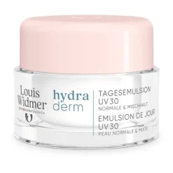 Louis Widmer Hydraderm Dagemulsie UV SPF30 Zonder Parfum 50 ML