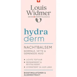 Louis Widmer Hydraderm Nachtbalsem Licht Geparfumeerd 50 ML