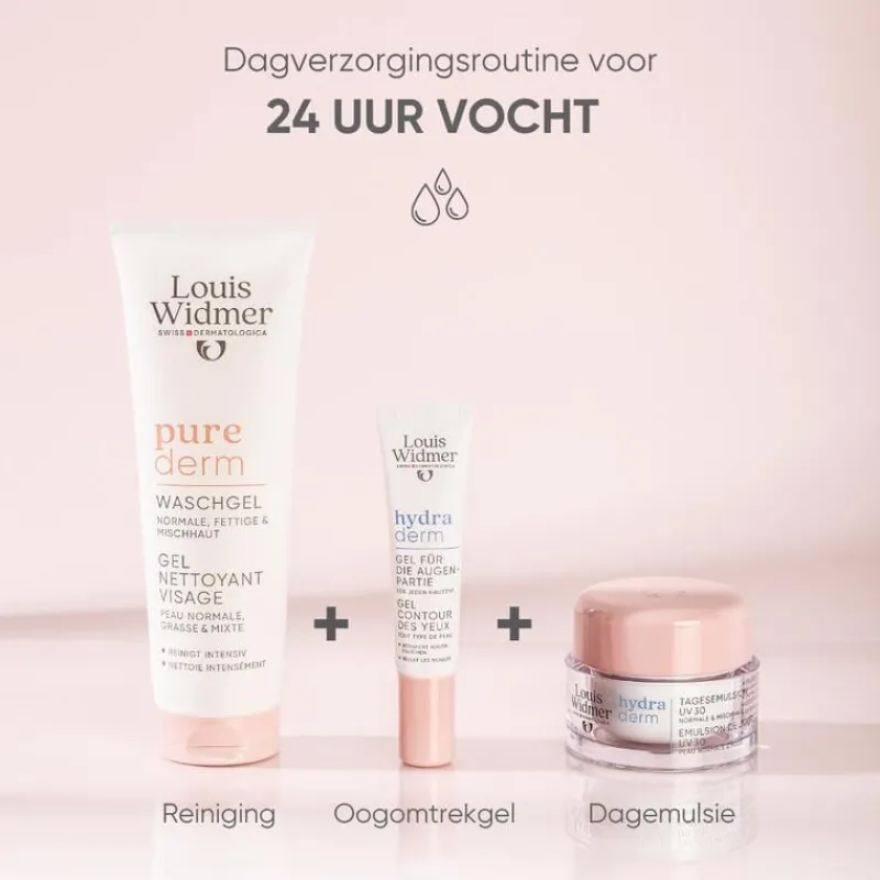 Louis Widmer Hydraderm Oogomtrek Gel Ongeparfumeerd 15 ML