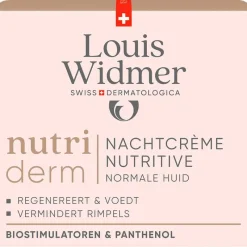 Louis Widmer Nutriderm Nachtcrème Nutritive Licht Geparfumeerd 50 ML