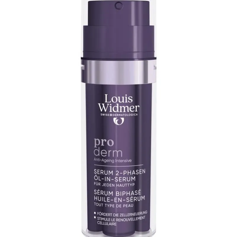 Louis Widmer Proderm Tweefasig Olie-in-Serum Zonder Parfum 35 ML