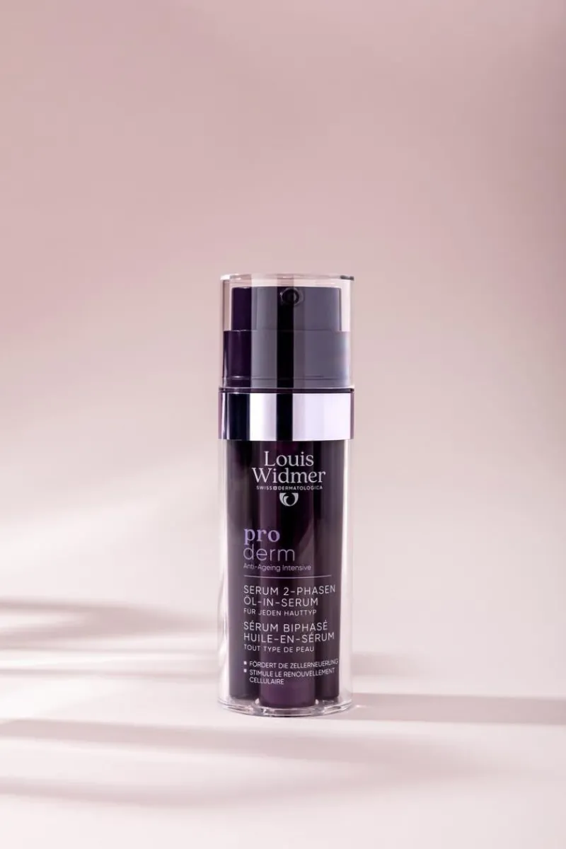 Louis Widmer Proderm Tweefasig Olie-in-Serum Zonder Parfum 35 ML