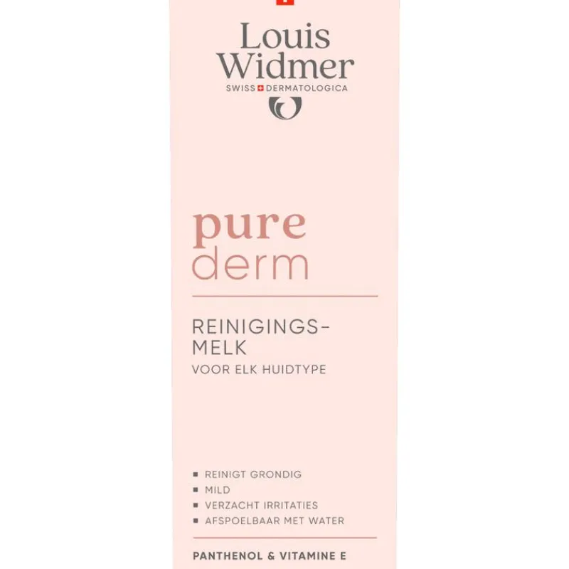 Louis Widmer Purederm Reinigingsmelk Licht Geparfumeerd 200 ML