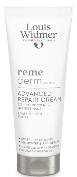 Louis Widmer Remederm Creme Dry Skin Fluide Zonder Parfum 75 ML