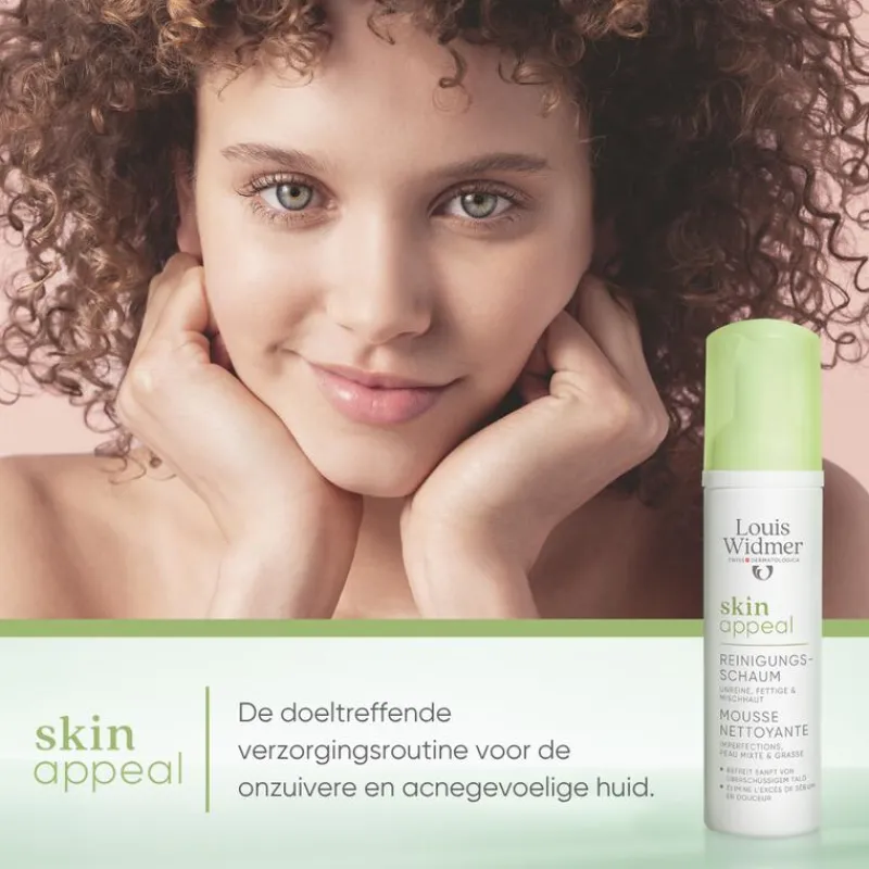 Louis Widmer Skinappeal Reinigende Mousse Zonder Parfum 150 ML