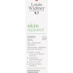 Louis Widmer Skinappeal Sebo Gel Zonder Parfum 30 ML