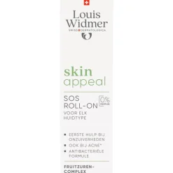 Louis Widmer Skinappeal Sos Roll-On Zonder Parfum 10 ML