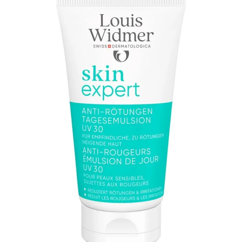 Louis Widmer Skinexpert Anti-Roodheid Dagemulsie UV SPF30 Zonder Parfum 50 ML