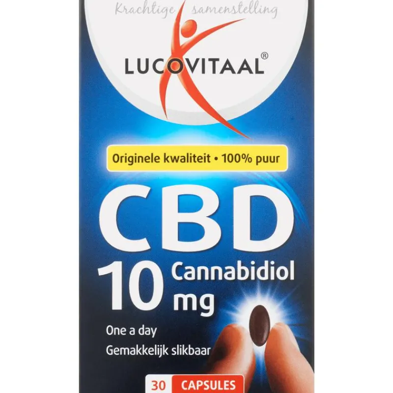 Lucovitaal CBD 10 mg Cannabidiol Capsules