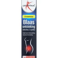 Lucovitaal D-Mannose Bruistablet 14 stuks