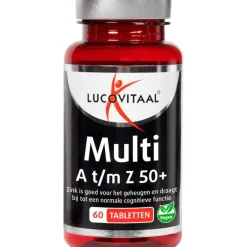 Lucovitaal Multi A t/m Z Q10 50+ 60 stuks