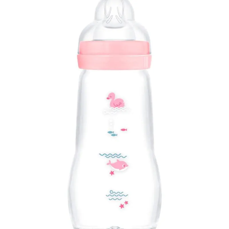 MAM Feel Good Glass Bottle Babyfles 260 ML