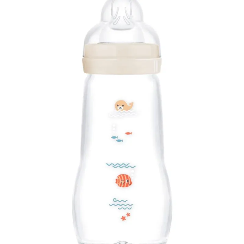 MAM Feel Good Glass Bottle Babyfles 260 ML