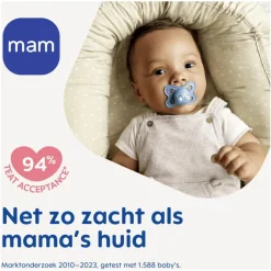 MAM Original Fopspenen 0-6 maanden Plain 2 stuks