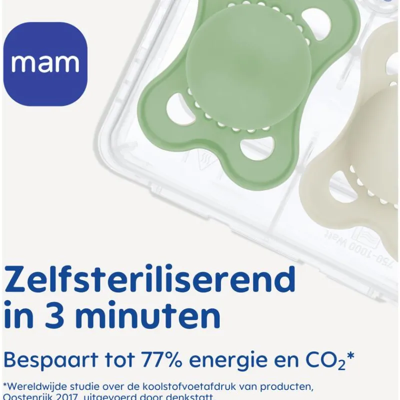 MAM Original Fopspenen 0-6 maanden Plain 2 stuks