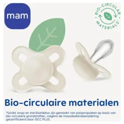 MAM Original Fopspenen Start 0-2 maanden Plain Blue 2 stuks