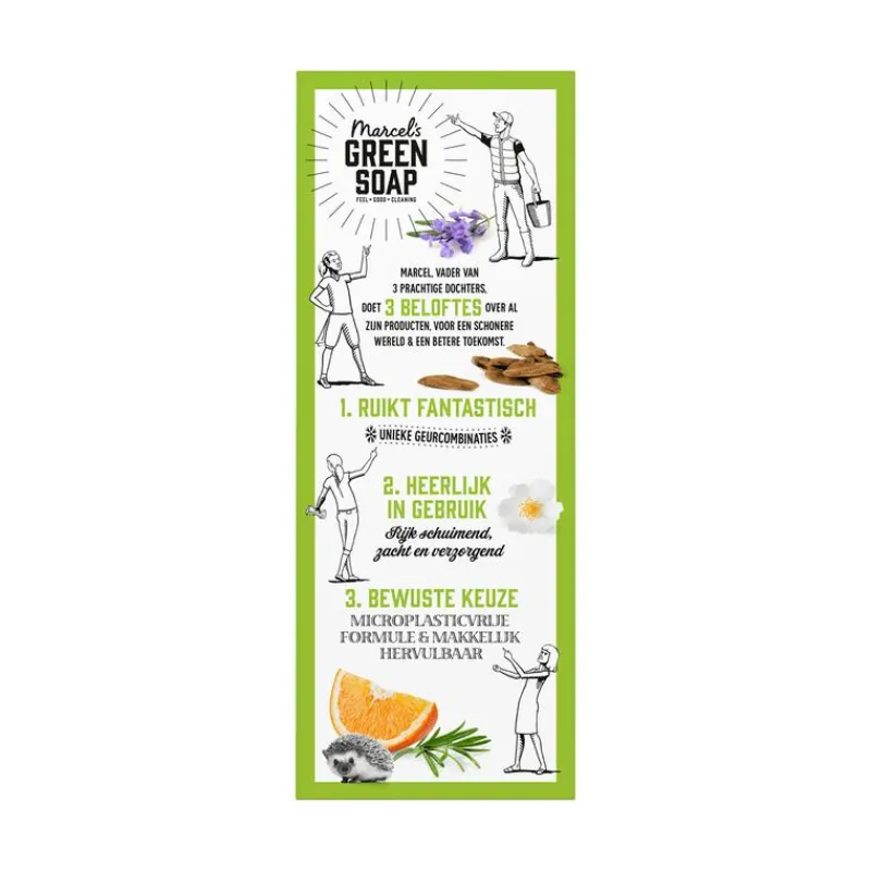 Marcels Green Soap Marcel's Green Soap Glazen Handzeep 500 ML