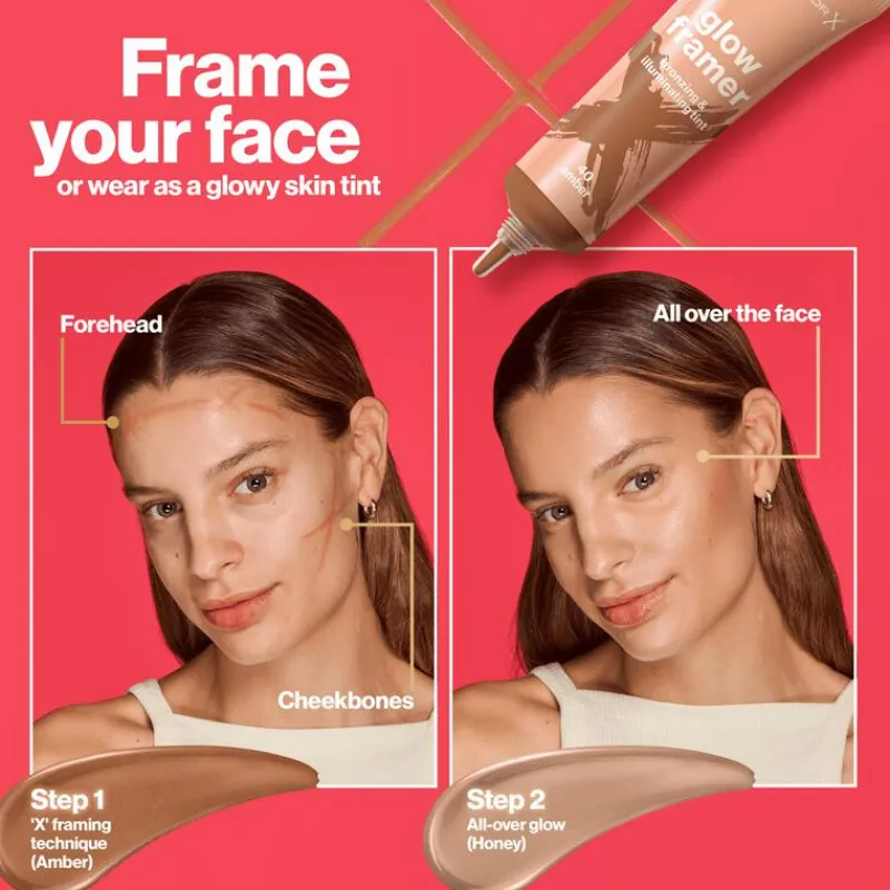 Max Factor Glow Framer bronzer en highlighter - Bruin -