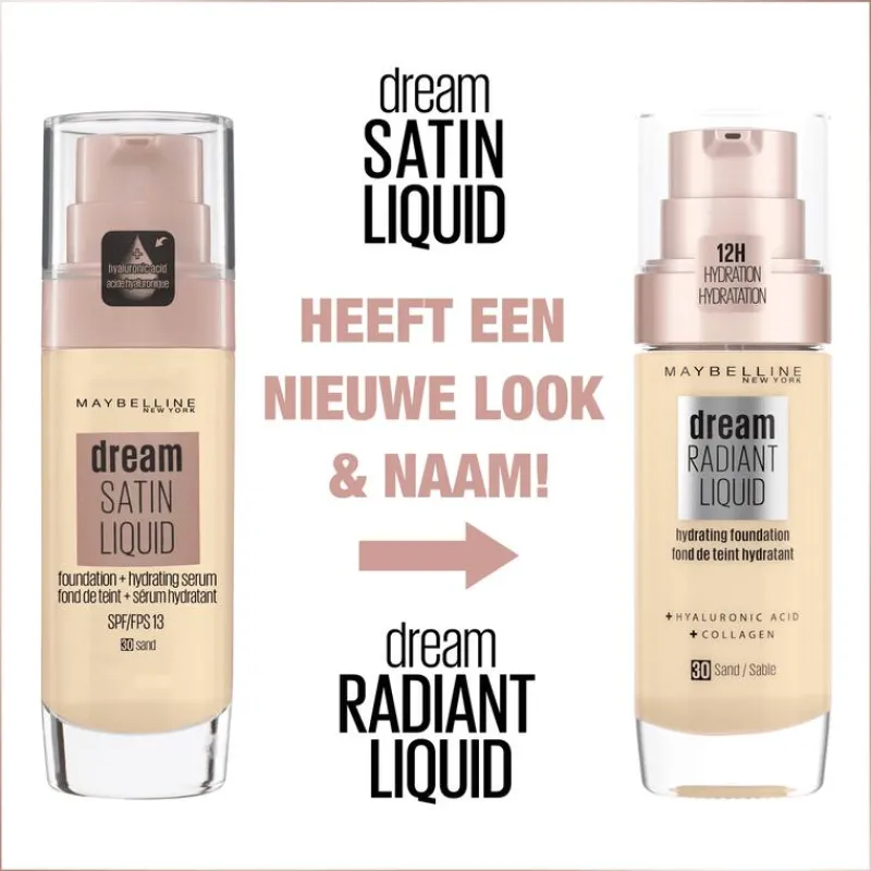 Maybelline - Dream Satin Liquid - 21 Nude - Foundation SPF13