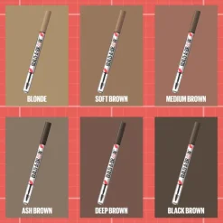 Maybelline New York BUILD A BROW Wenkbrauwpen/fixeergel 257 Medium Brown