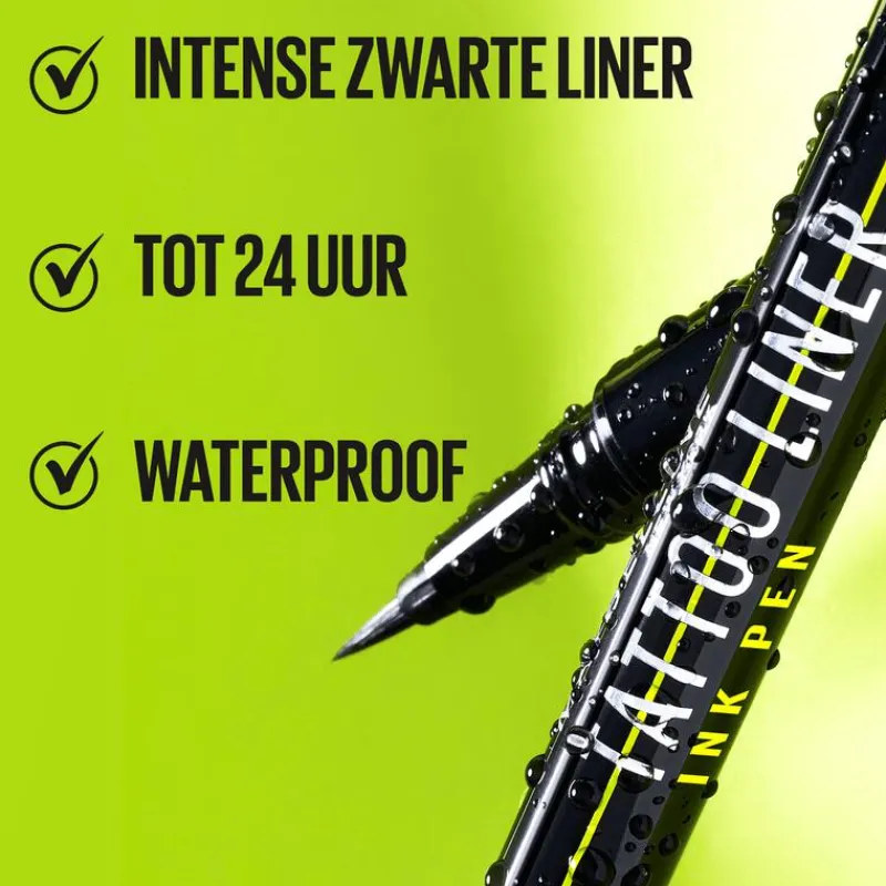 Maybelline New York Tattoo Eyeliner Ink Pen Zwart