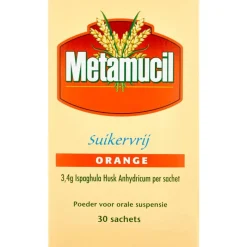 Metamucil Poeder Suikervrij Orange Sachets