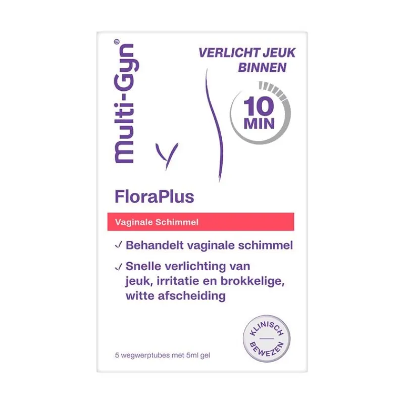 Multigyn Multi-Gyn FloraPlus Bij Vaginale Schimmel 5X5 ML