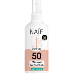 Naïf Baby & Kids Zonnebrandspray Parfumvrij SPF50 100 ML