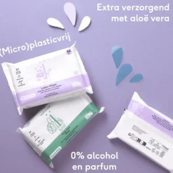 Naïf Plasticvrije Lotion Billendoekjes 8x54 stuks