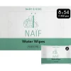 Naïf Plasticvrije Water Billendoekjes 8x54 stuks