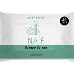 Naïf Naif plasticvrije waterdoekjes single pack 1x40