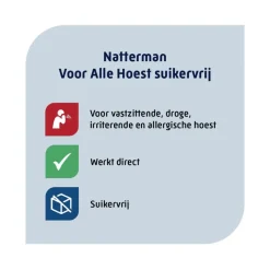 Natterman Direct Voor Alle Hoest Suikervrij Siroop 120ML