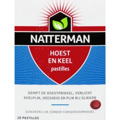 Natterman Hoest en Keel pastilles 20 stuks