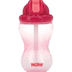 Nûby Flip-It Rietjesbeker Roze 12+ m 355 ML