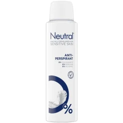 Neutral Anti-Transparant Parfumvrij Deodorant Spray 150 ML