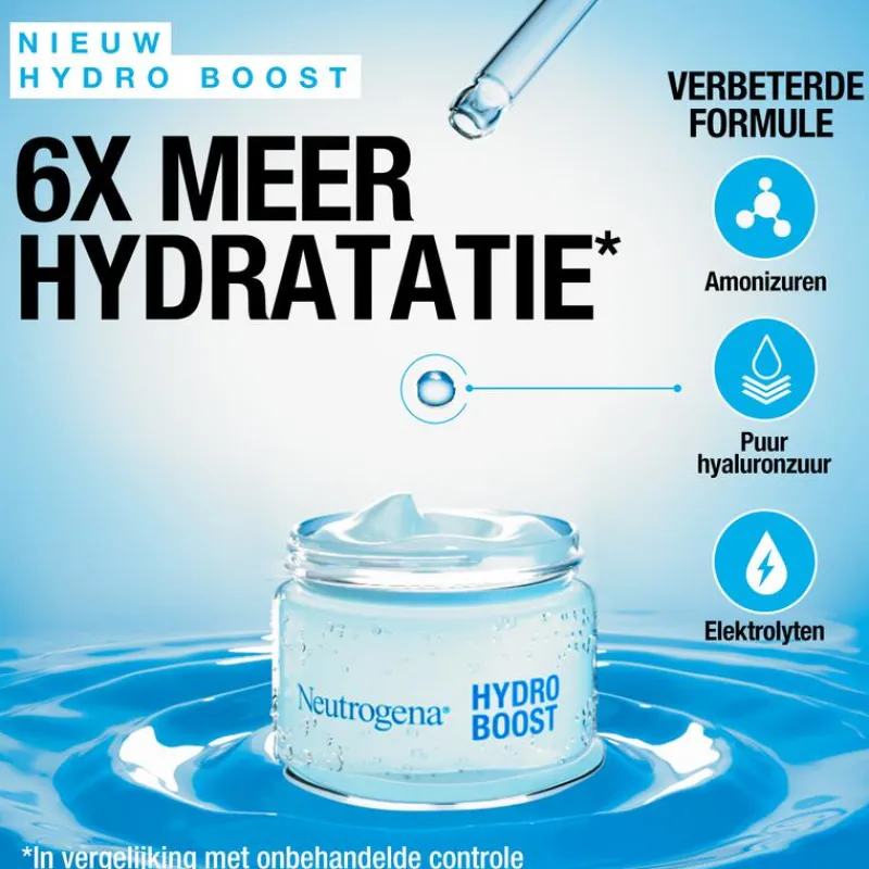 Neutrogena Hydro Boost Aqua Gel Dagcrème Alle Huidtypen 50 ML