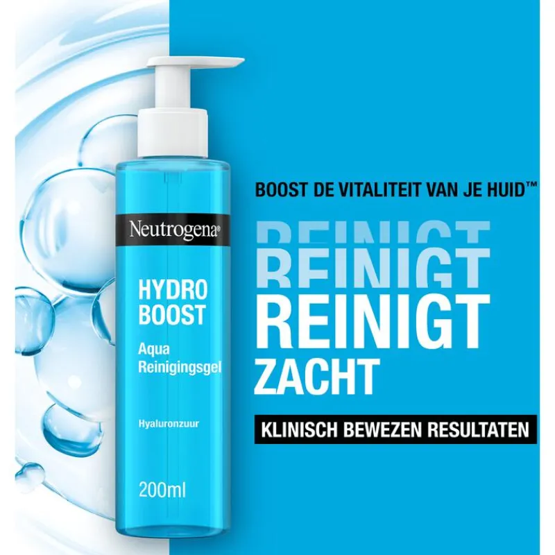Neutrogena Hydro Boost Aqua Reinigingsgel Alle Huidtypen 200 ML