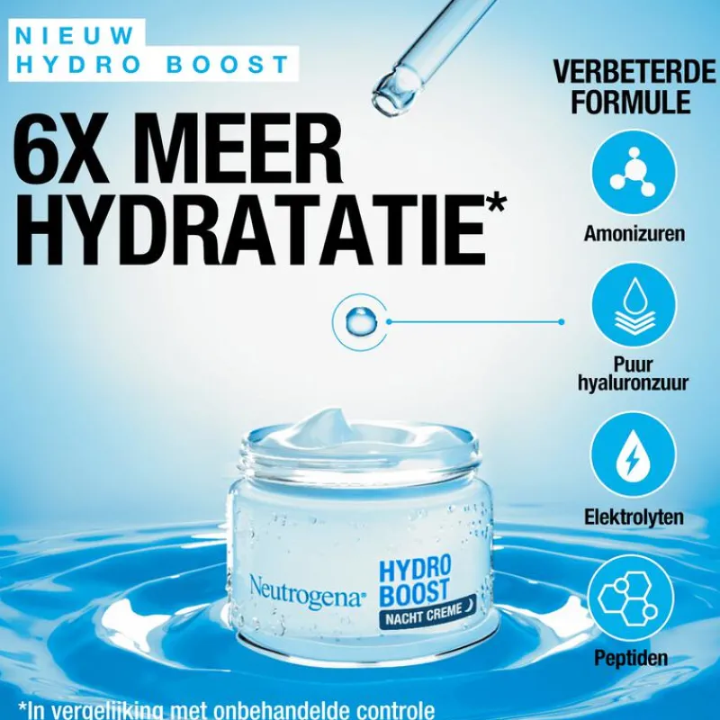 Neutrogena Hydro Boost Nachtcrème Alle Huidtypen 40 ML