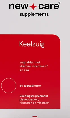 New Care Keelzuig Tabletten 24 stuks