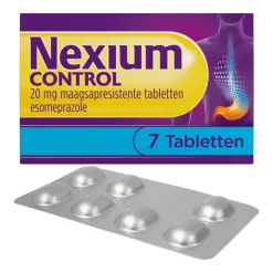 Nexium Control 7 Tabletten Voor brandend maagzuur