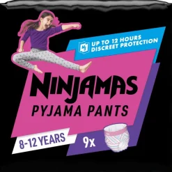 Ninjamas Pants Luierbroekjes Meisje Maat 8 8-12 Jaar 9 Stuks