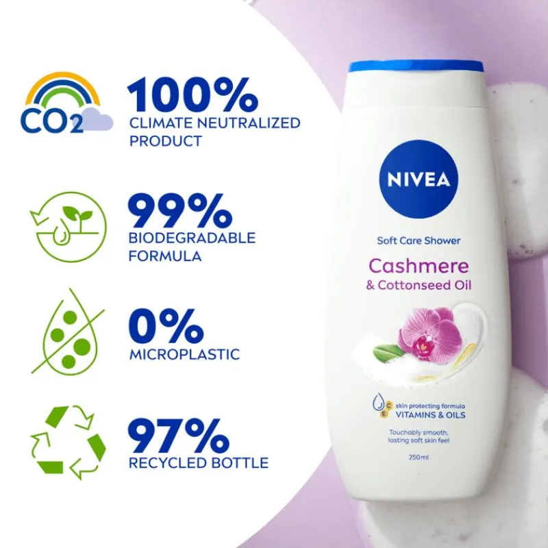 NIVEA Care & Cashmere Douchecrème 250 ML