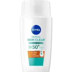 NIVEA Derma Skin Clear Daily Fluid Spf50+ 40ML