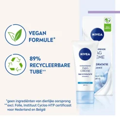 NIVEA Essentials +24h Hydraterende Dagcrème SPF15 50 ML
