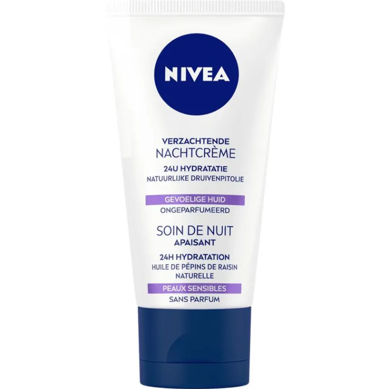 NIVEA Essentials +24H Sensitive Nachtcrème 50 ML