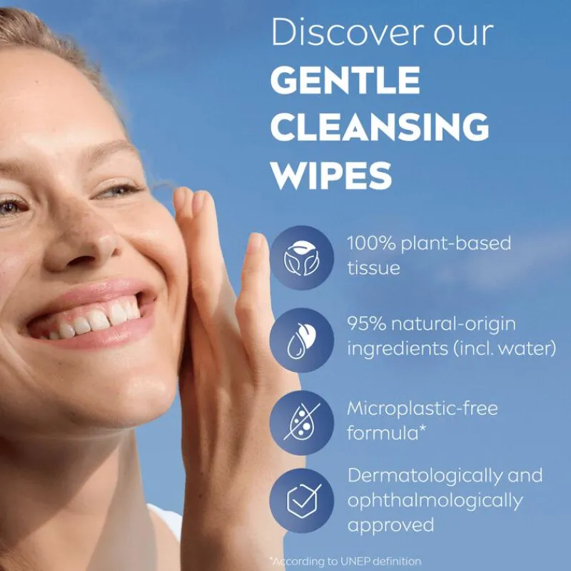 NIVEA 3-in-1 Verfrissende Reinigingsdoekjes 25 stuks