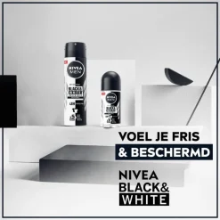 NIVEA MEN Black & White Invisible Original Deodorant Roller 50 ML