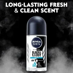 NIVEA MEN Black & White Invisible Fresh Deodorant Roller 50 ML